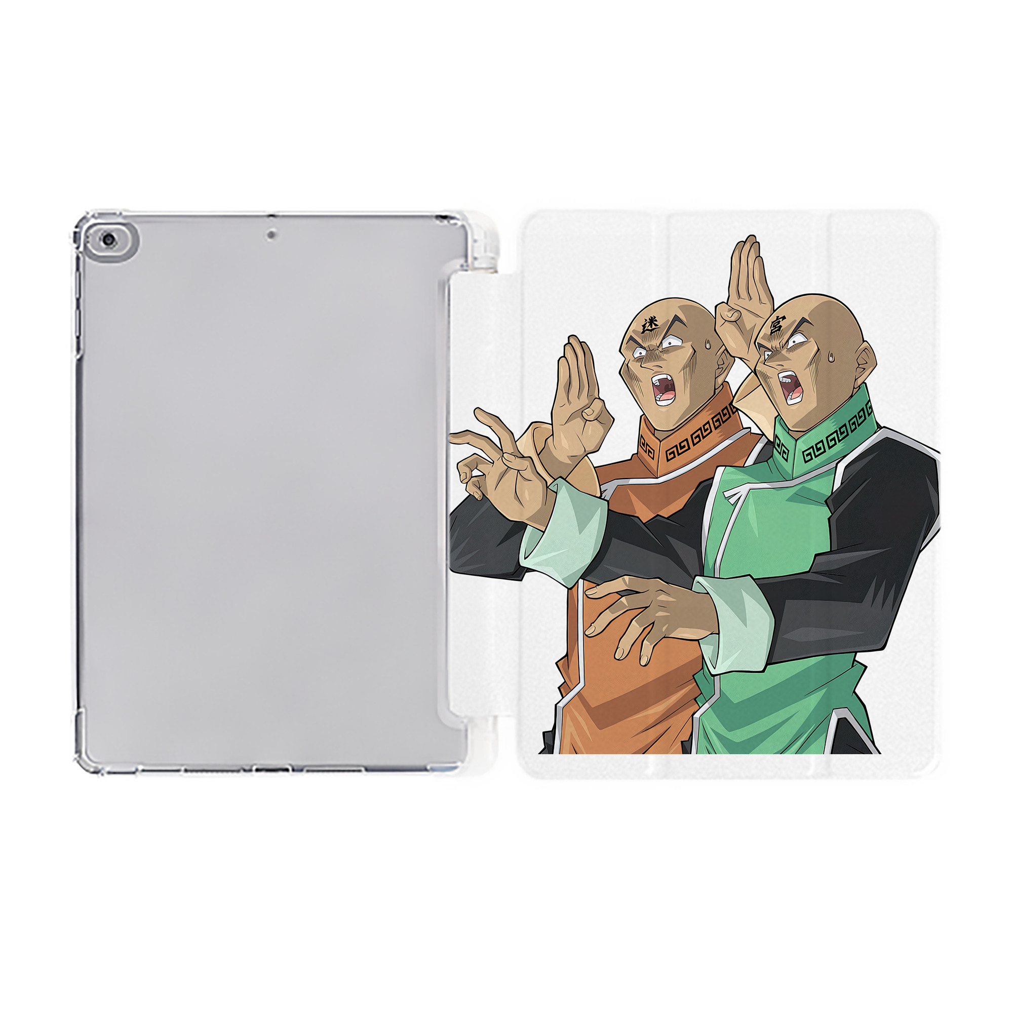 （画像用） 遊☆戯☆王 Yu-Gi-Oh! IPad ケース ペン収納付き 三つ折りスタンド PUレザー×シリコン 対応機種9.5/10.5/10.9インチ